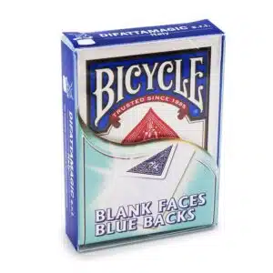 Faces blanches et dos bleus - Jeu de cartes Bicycle