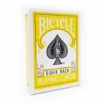 Cartes Bicycle format poker - Dos jaune