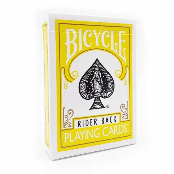 Cartes Bicycle poker jaune