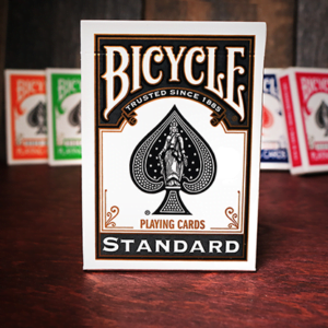 Cartes Bicycle format poker Dos noir