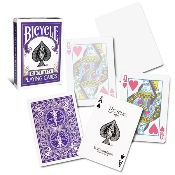 Cartes Bicycle format poker Dos violet02