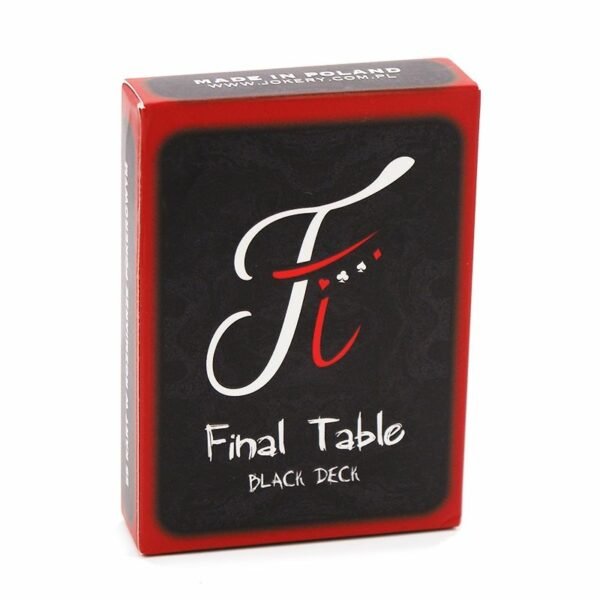 Final table noir Jeu de cartes