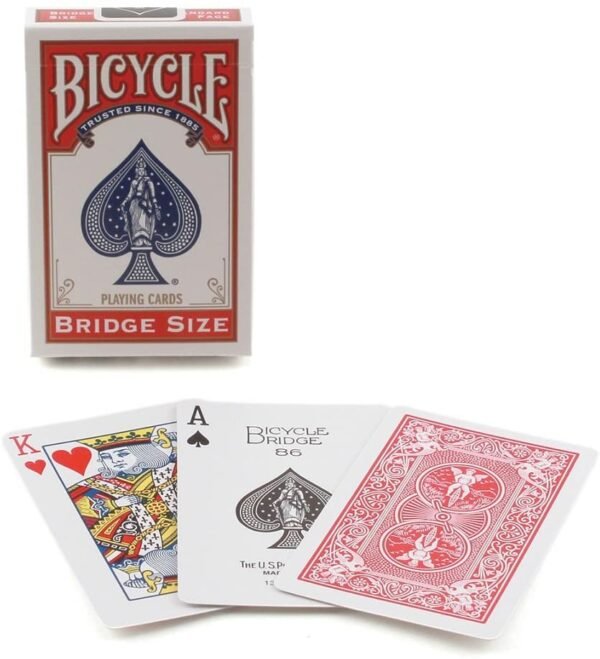 Format Bridge Jeu de carte Bicycle red 1