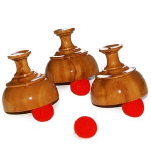 Gobelets et balles Version en bois Style indien 1