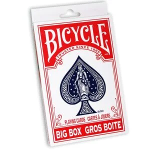 MIMI PRIX - EN STOCK 144 Big box - Jeu de cartes Bicycle rouge