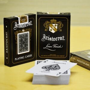 Jeu de cartes Aristocrat Noir 1