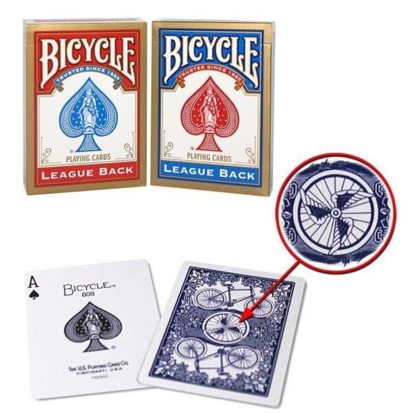 League Back cartes Bicycle