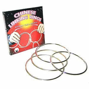 Les anneaux chinois - 4 Anneaux - 13 cm