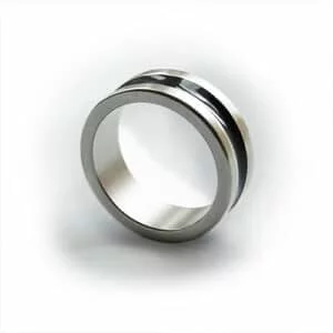 Bague Magnétique - Ligne noir