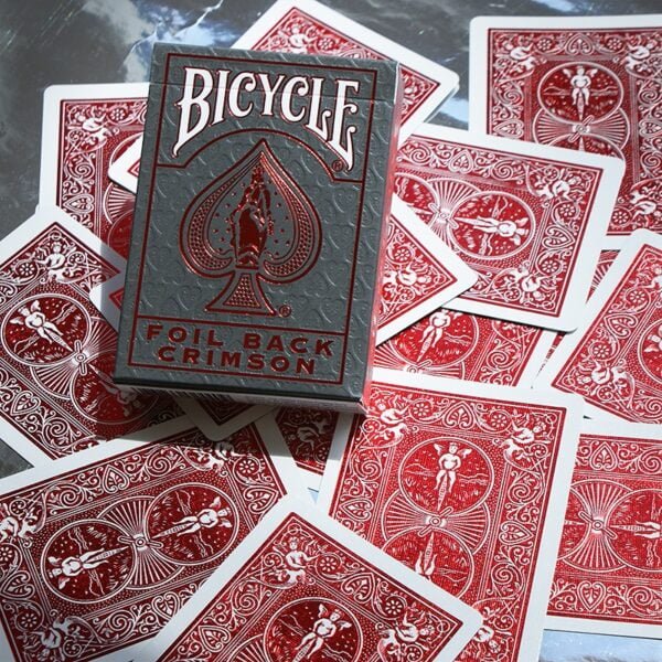 MetalLuxe Jeu de cartes Bicyclered 1