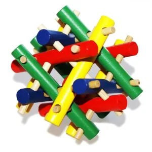 Boutique de magie en ligne - Magic Effect 5 Puzzle Colored Stick