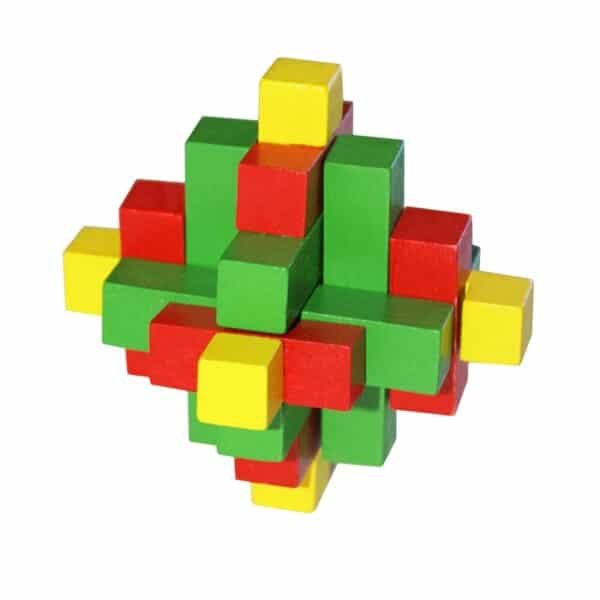 Puzzle Tricolore Fabrication en bois 1