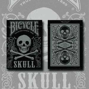 Skull silver – Jeu de cartes Bicycle