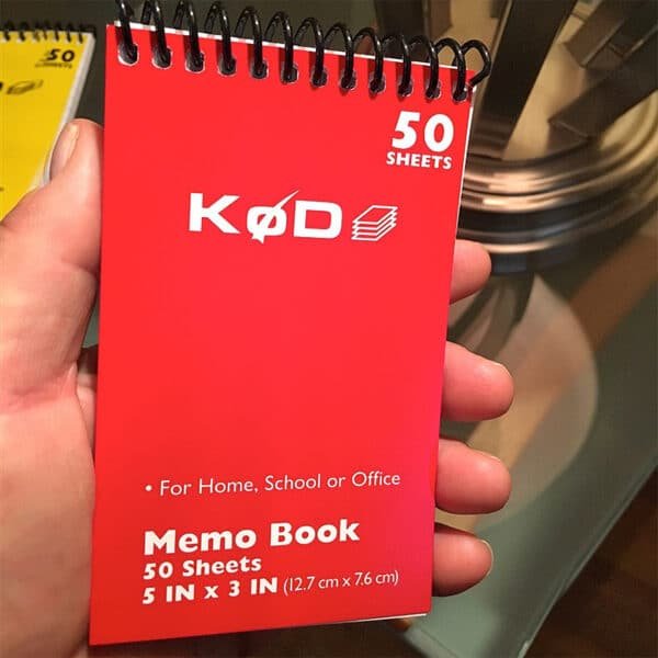 SvenPad® KøD Memo Pad red cover 1