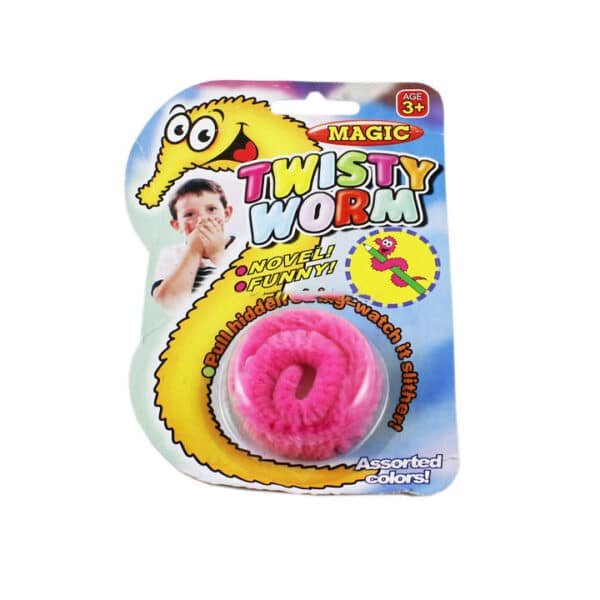Twisty worm Chenille magique 1