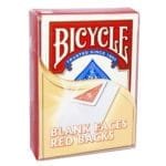Faces blanches et dos rouges - Jeu de cartes Bicycle