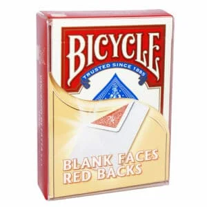 Faces blanches et dos rouges - Jeu de cartes Bicycle