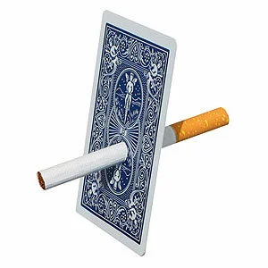 cigarette à travers la carte