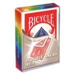 Double dos - Jeu de carte Bicycle rouge