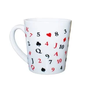 Tasse à prédiction - Motifs de carte