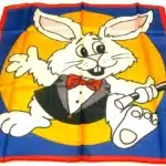 Foulard en soie - Lapin par David Ginn et Magic par Gosh - 45,72 cm