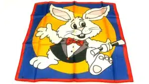 Foulard en soie - Lapin par David Ginn et Magic par Gosh - 45,72 cm