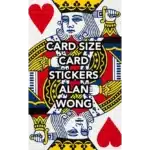 Adesivi per schede di dimensioni POKER di Alan Wong