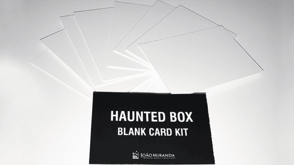 Blank Card Kit for Haunted Box by Joao Miranda Trick02