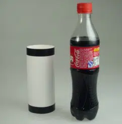 Bouteille de coca à disparition