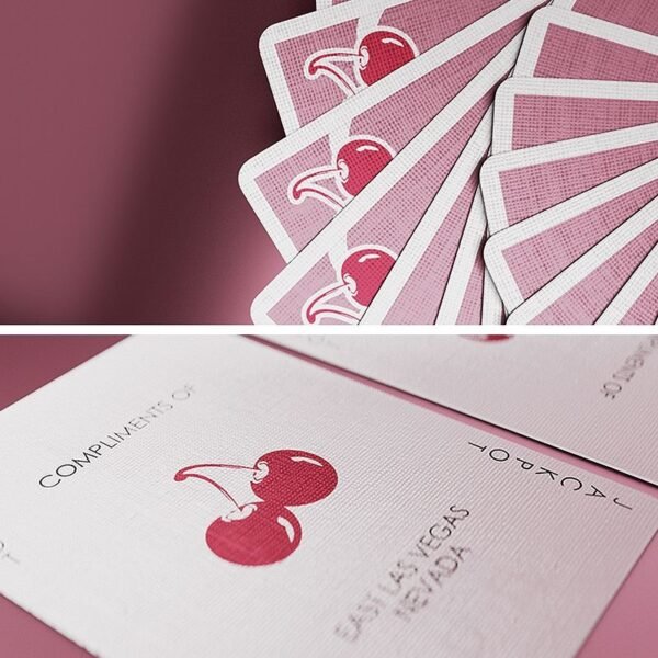 Cherry casino flamingo quartz Jeu de cartes rose03