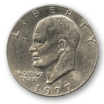 Dollar d'Eisenhower - pièce unique non truquée