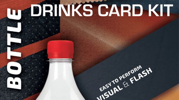 Drink Card KIT for Astonishing Bottle Gimmick and Online Instructions by Joao Miranda and Ramon Amaral Trick02