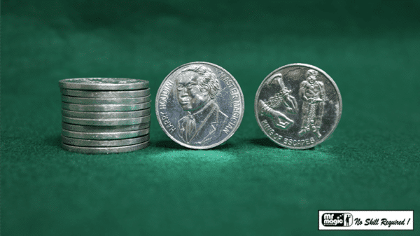 Houdini Palming Coins 12 pieces par Mr. Magic