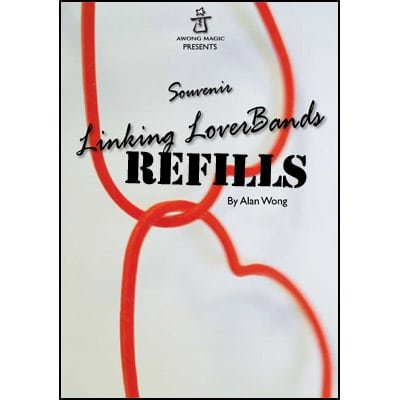 Confezione da 20 cravatte e 10 singoli per Loverbands for Souvenirs di Alan Wong - Refill