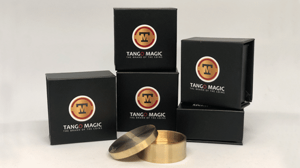 Okito Coin Box One Dollar par Tango Magic Version Laiton