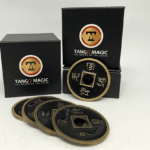 Pièce chinoise noires - Coquille de taille dollar par Tango Magic