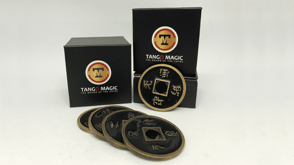 Piece chinoise Coquille de taille dollar par Tango Magic noir