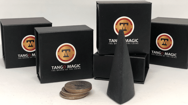 Pile de pieces de monnaie Quarter par Tango
