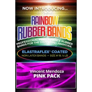 MIMI PRIX - EN STOCK 112 Rainbow Rubber Bands par Joe Rindfleisch – Taille 19