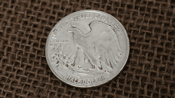 Walking Liberty Half Dollar Single Coin Ungimmicked02
