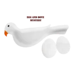 Lot de 2 oeufs et une colombe mystère - Éponge