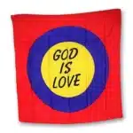 Gott ist Liebe Evangelium Seide - 91,44 cm