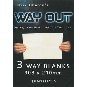 Lot de 5 Way Out XII par Marc Oberon - Recharge