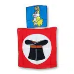 Due sciarpe di seta - Coniglio e cappello