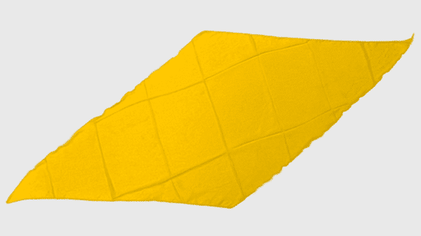 Foulard en forme de losange par Gosh jaune