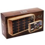 Boîte à compartiments en bois pour jeux de cartes