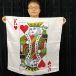 Foulard roi de cœur - 90 cm par JL magic