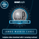 E.S.P. Jumbo Testing Cards par Vernet Magic