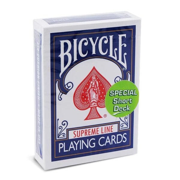 Short deck Supreme line Jeu de cartes Bicycle bleu