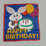 Foulard Happy Birthday par Ginn et Goshman